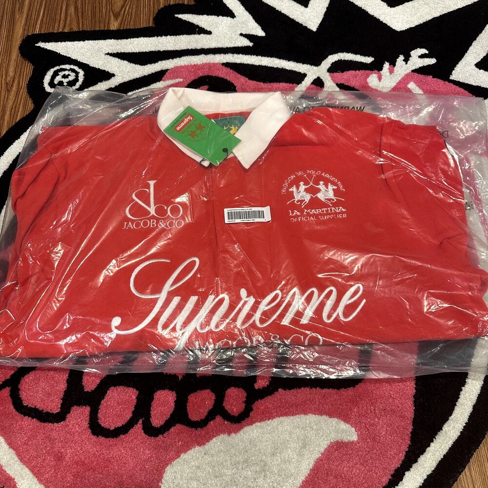 Supreme La Martina Rugby – Red – Small – Brand New